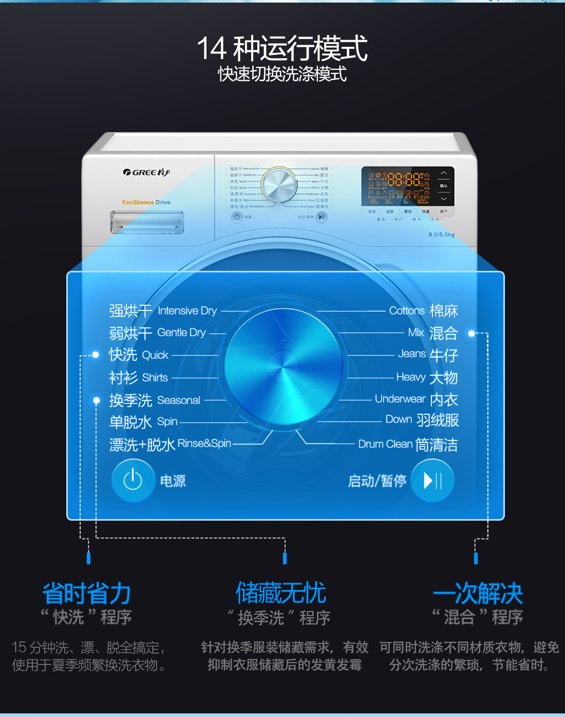 凈靜洗干一體機